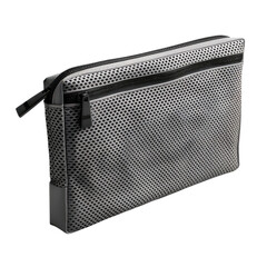 Stylish mesh pouch with zipper for storage needs