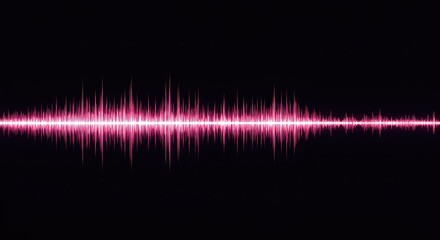 Dynamic electronic data representation showing a vibrant frequency pattern interrupted by a long, horizontal segment of silence or missing input ,display ,sound ,analysis