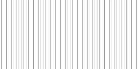 Naklejka premium Narrow black-white vertical lines. Symmetric geometric ornament. Striped seamless pattern, abstract wallpaper. Digital paper for textile print, page fill. Vector