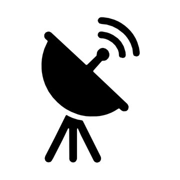 RTK Base Station UAV Technology icon (vector)