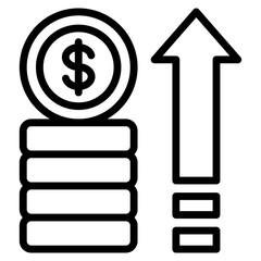 Profit  Icon Element For Design