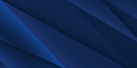 Obraz premium Modern dark blue paper background with dark 3d layered line triangle texture in elegant website or textured paper design