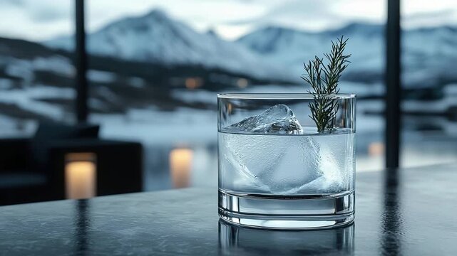 arctic gin cocktail from sisimiut greenland video