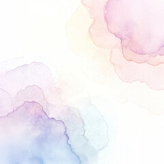 Pastel Blue-Purple Gradient Watercolor Blur Graphic Background