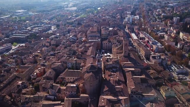 jesi, Italy, city view, medieval city, medieval walls, Medieval Architecture, Ancient History, OldTownCharm, Cobblestone Streets, Castle Life, Historical Gem, panorama, landscape, aerial shot, Travel