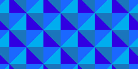 Obraz premium Abstract cubic triangle structure grid textile mosaic square repeat wall texture. Geometric pattern structure textile fabric vector repeat square overlap texture background.