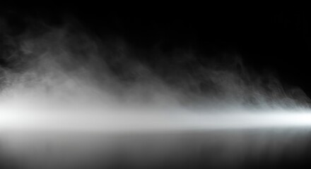 Fototapeta premium Ethereal mist dissipating slowly across a smooth surface, creating abstract movement and illustrating the concept of fleeting moments ,obscurity ,fading ,abstract