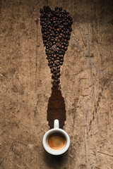 Caff&egrave; espresso stile bar italiano