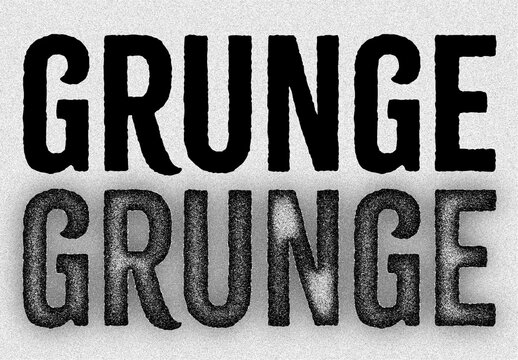 Grunge Dusty Stamp Text Effect