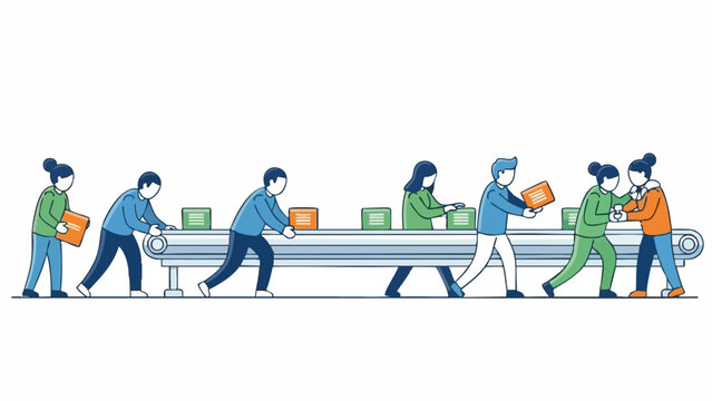 Visualizing the Organizational Struggle Against Inefficient Legacy Systems and Manual Workflow Friction