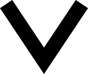 Scroll Down Icon Vector, Sign and Symbol Design Elements for Website or Apps, Presentation, UX UI.