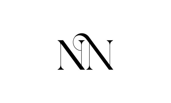 NN initial letters logo or NN monogram