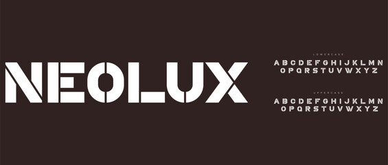 Neolux serif font in modern style. Elegant wedding alphabet letters font and number. © Abdullah