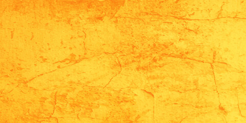 Obraz premium Aged vintage yellow wall texture with a grunge brown parchment pattern and stained antique paper design creates a worn grungy backdrop