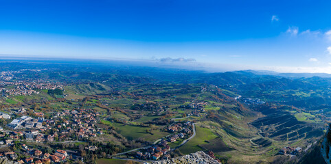 Widok z góry na San Marino 2025 © Krzysiek Cegiełka