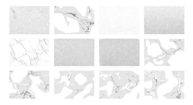 Collection of various textured and patterned backgrounds for design