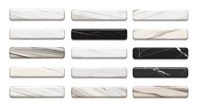 Collection of marble and stone slabs with various textures and colors