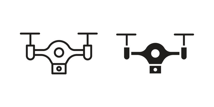 Drone icon vector design. Vector elements for infographic web