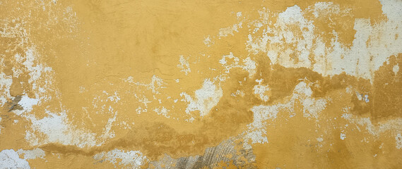 Background of Yellow concrete painted wall. Old Retro Yellow wall textured wallpaper for decoration and design, Textured colored wall and texture, texture for backgrounds. not ai