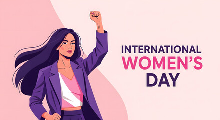 Empowering women on international women's day celebrating equality and strength