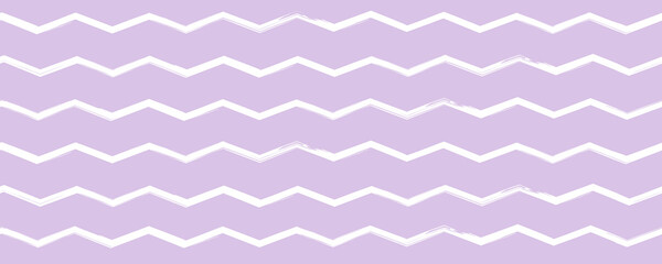 Curly grunge lines. Hand drawn watercolor sea and girly baby doodle with zigzag print. Elegant abstract striped pattern. Vector illustration.