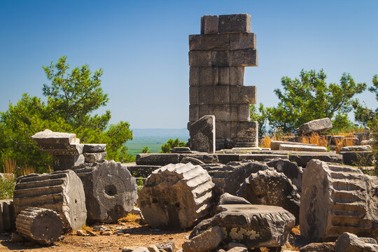In the ruins of ancient Priene