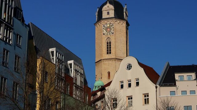 historic city jena in thuringia germany 4k 25fps video