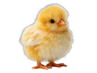 Obraz premium easter chick figurine isolated on a transparent 