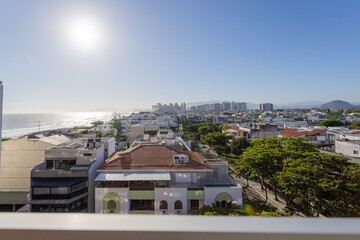 View of the Barra da Tijuca neighborhood in Rio de Janeiro.