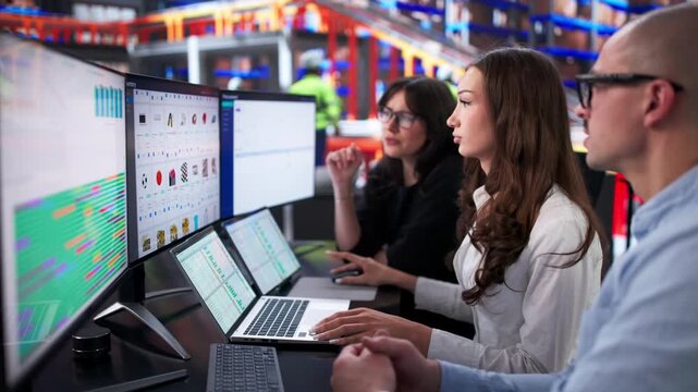 Efficient Logistics Center With Automated Inventory