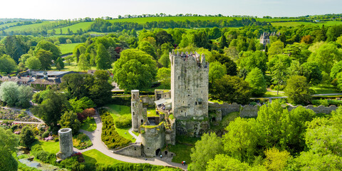 Fototapeta premium Blarney Castle, medieval stronghold in Blarney, near Cork, known