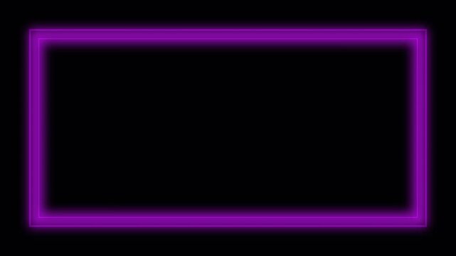 Fast Neon Color Cycling Energy Frame Background Seamless Loop 4K