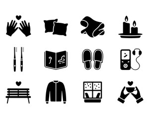 valentine party, romantic celebration, love festival, heart icons, gift icons, candle icons, valentine vector, holiday celebration, romance theme, love illustration, anniversary party, flat vector ico