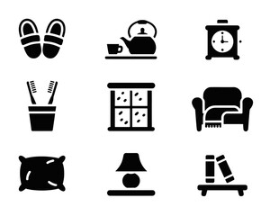 Valentine&rsquo;s Day event and calendar vector icon set with love reminders, dates, hearts and romantic symbols.