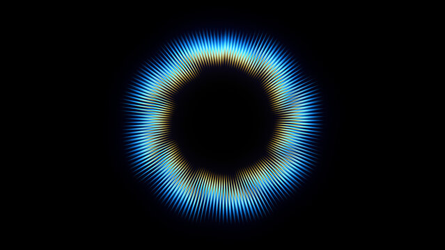 Artificial Intelligence for voice assistant text and chat ai Abstract glowing neon lines for futuristic tech innovation