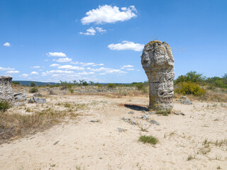 Fototapeta premium Rock formation Pobiti Kamani (Upright Stones), Bulgaria