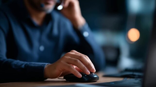 Faceless technical professional hands on support service interface troubleshooting solutions system user assistance platform remote help desk problem resolution technology def