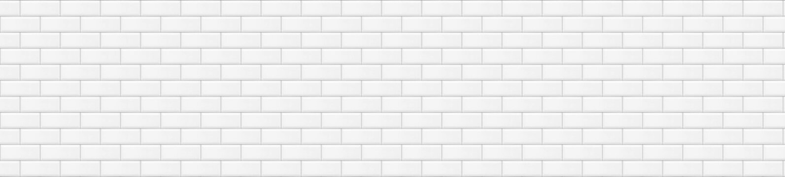 White brick wall texture with black grout lines in a running bond pattern suitable for backgrounds