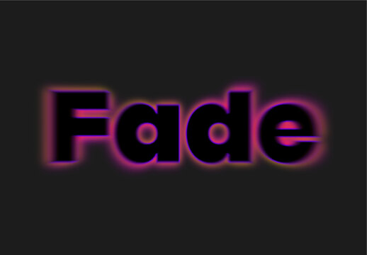 Glow Blur Text Effect