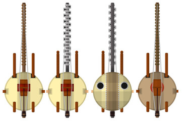 African Acoustic Kora Instruments Models