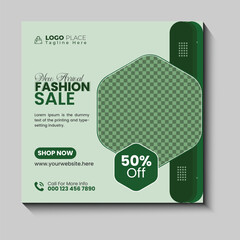 Modern Fashion Product Social Media Post Template for Watch and Shoes with Fashion Promotion with Stylish Creative Layout