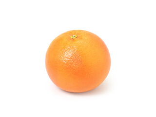 Whole Pink Grapefruit Isolated on White Background