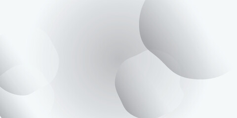 White abstract background with shapes