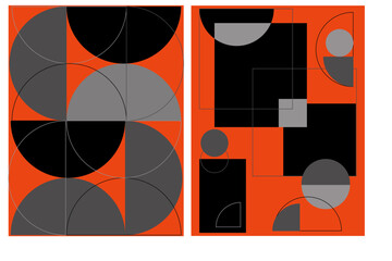 geometric-background set