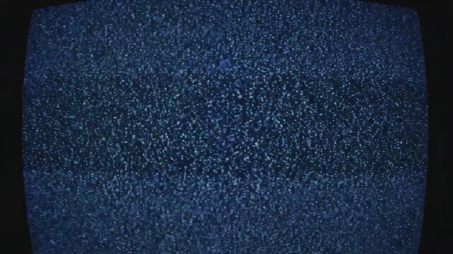Static noise on a screen