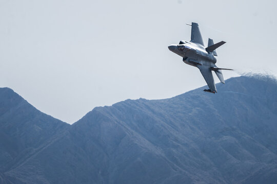 Fighter jet banking.