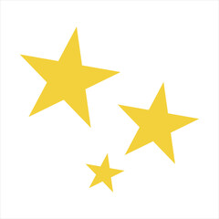 Obraz premium 光のキラキラアイコンセット