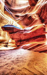 Fototapeta premium Upper Antelope Canyon in the Navajo Reservation near Page, Arizona