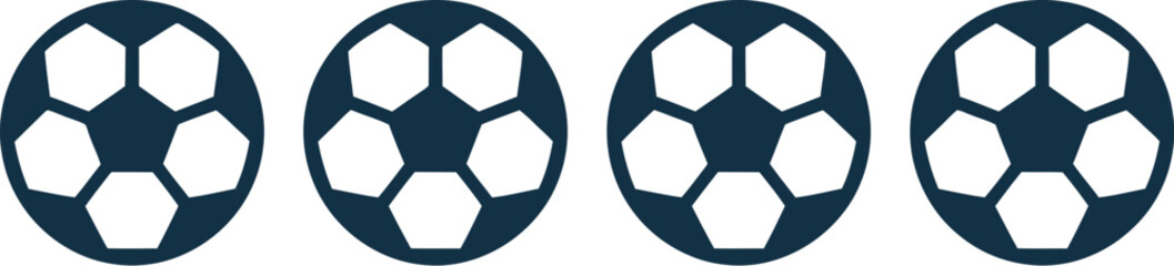 Fototapeta premium Ball vector border design featuring dark navy blue simple lines