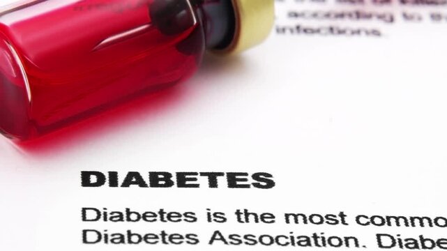 Diabetes Injection Concept With Syringe And Medicine Vial For Type 2 Diabetes Care